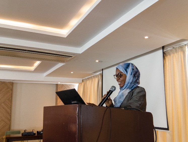 giving speech