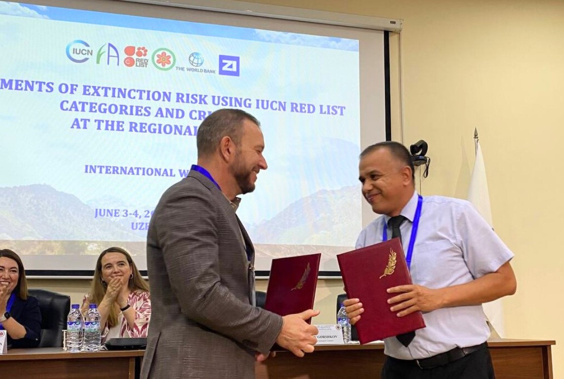IUCN Red List training, Uzbekistan