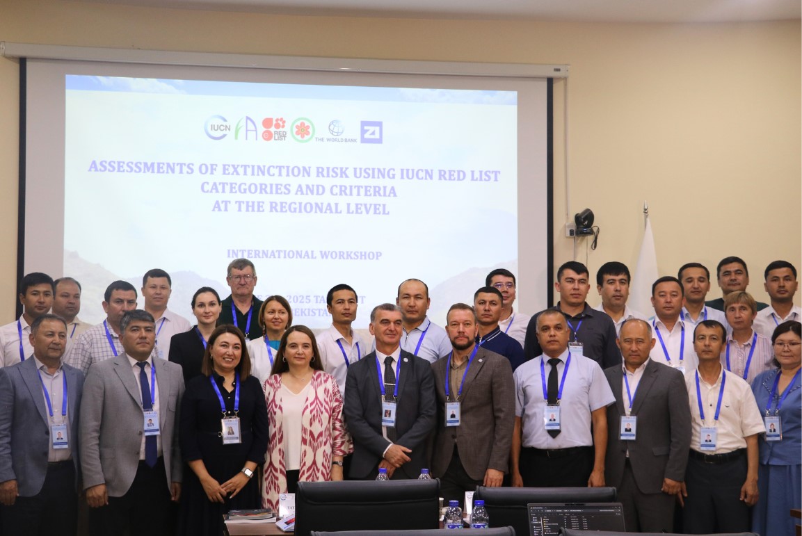 IUCN Red List training in Tashkent, Uzbekistan
