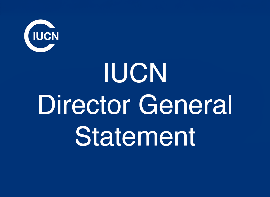 IUCN DG statement 
