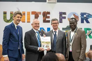 Speakers at UNCCD COP16 NbS for Drought event.